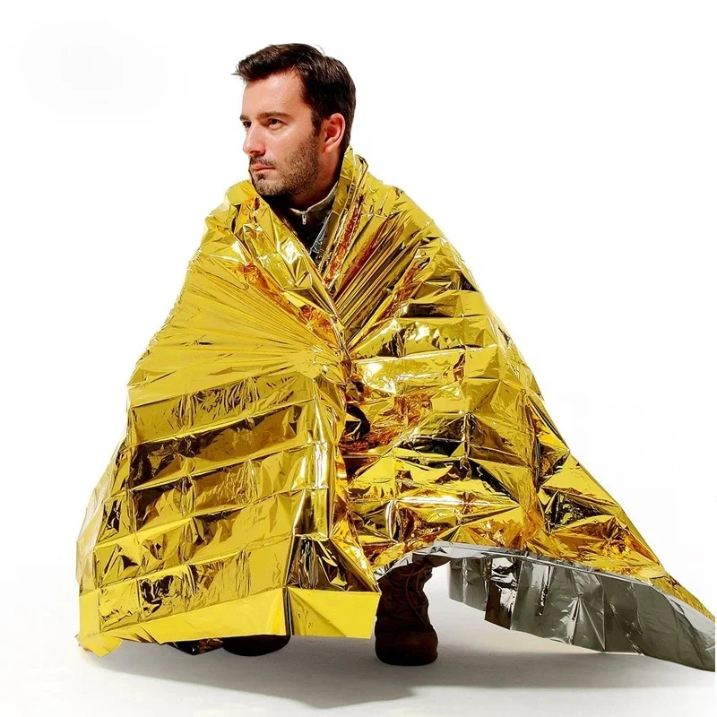 Adventure Survival Emergency Insulation Blanket Car Essential Camping Equipment EDC Tool First Aid Blanket Sunscreen Blankets