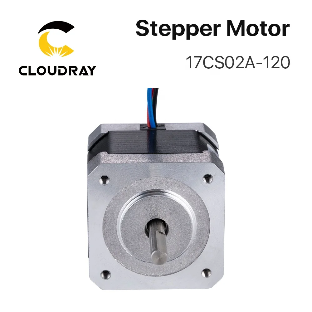 
Cloudray CM11 Nema 17 42mm 1.8 Degrees 1.2A 0.2N.m Hybrid Opened Loop Stepper Motor 17CS02A-120 