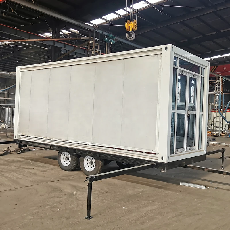 Shipping Tiny Home Luxury 2 Beds Room Prefabricated Trailer Houses Modular Flexible Home Portable Expandable Container House