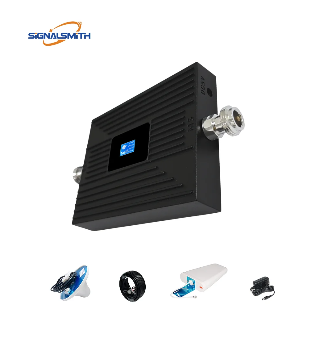 SignalSmith Cellular Signal Booster 2G/4G Phone Amplifier Powerful DCS 1800mhz cell phone repeater Set with antenna