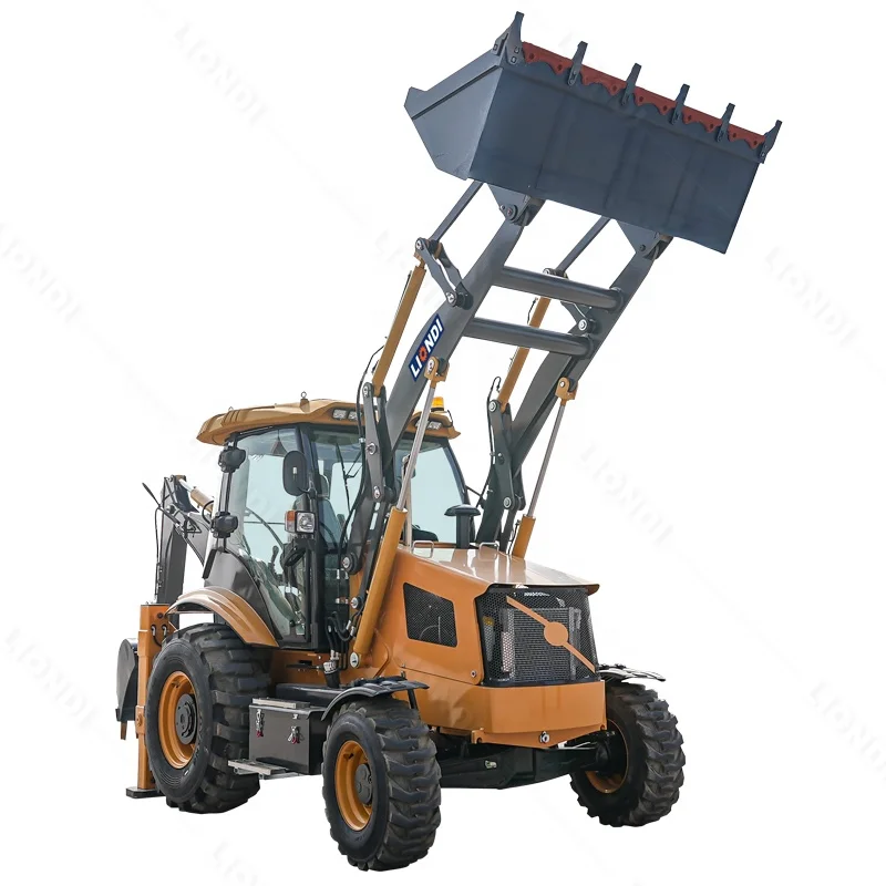 Front Loader Backhoe Mini Small Compact Tractor Wheel Loader for Sale