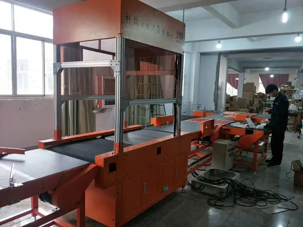 Automation clothes separate machine cross belt sorting conveyor with DWS for e-commerce for express/ post
