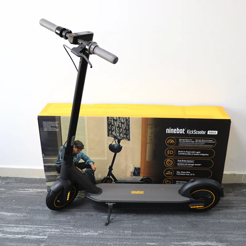 EU STOCK Original Ninebot By Segway MAX G30 G30P Folding Electric Scooter Max Speed 30km/h 65km Range KickScooter  MOQ 1PCS