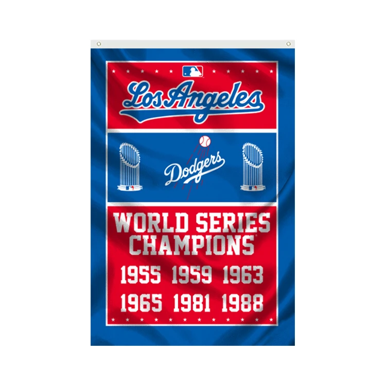 Wholesale Customize Any Logo Mlb Flag Los Angeles Dodgers MLB Teams Flag