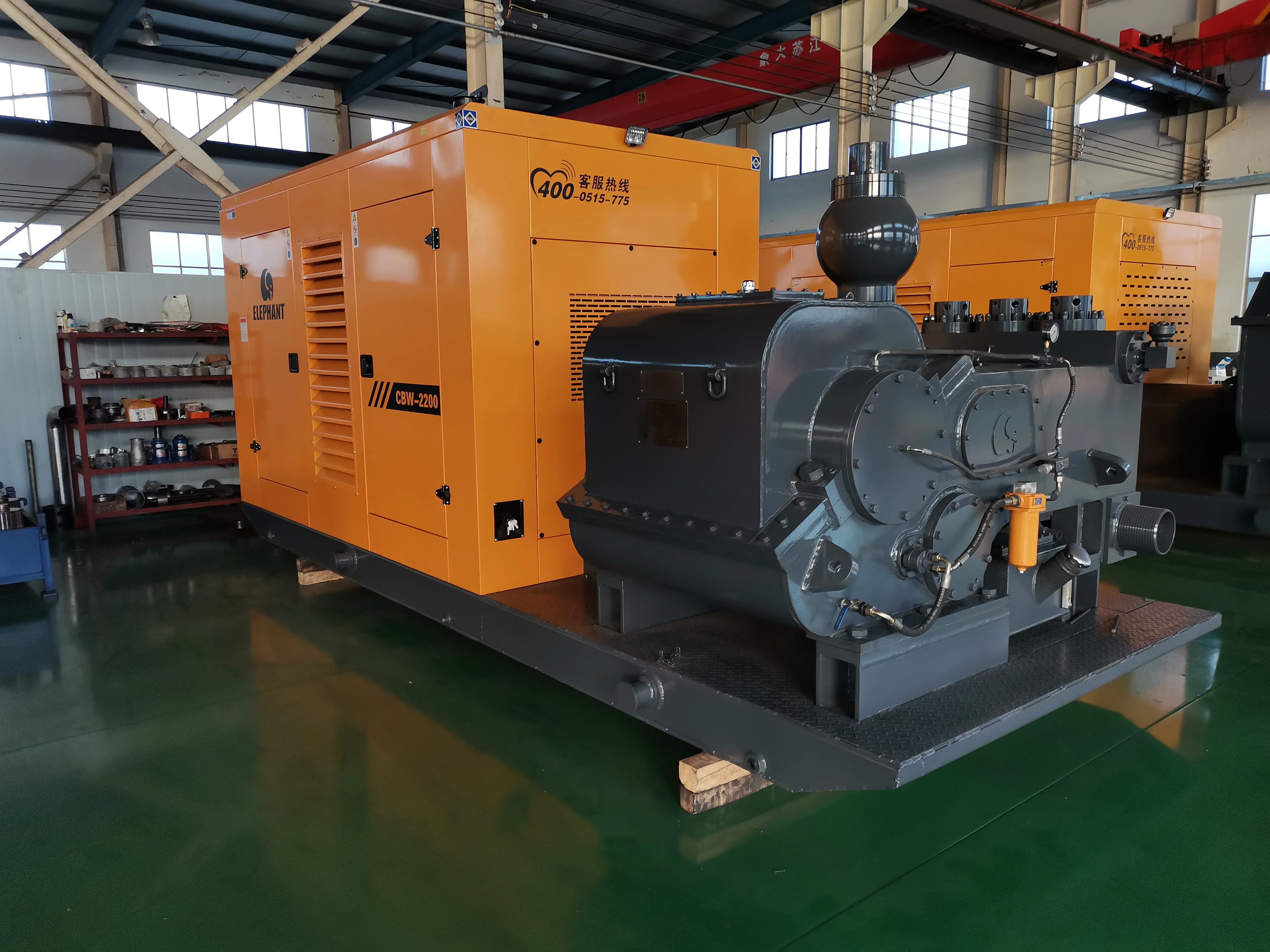 CBW-2200 Triplex single action piston mud pump for oil drilling rig