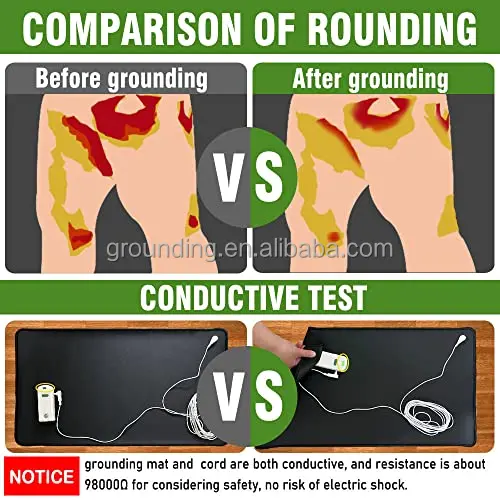 60*40cm Grounding Pad And Emf Protection Mat Foam For Pemtherapy Devices