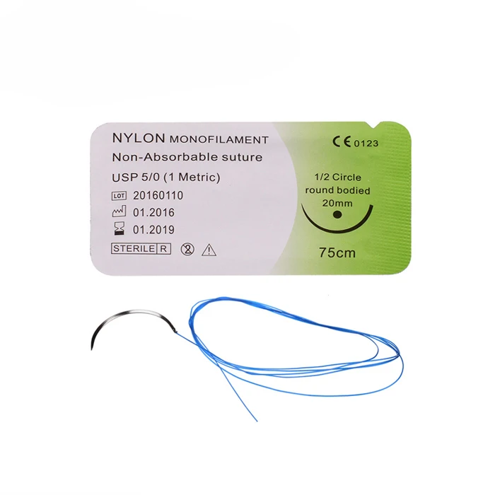 Medical Disposable Nylon Surgical Suture With Needles