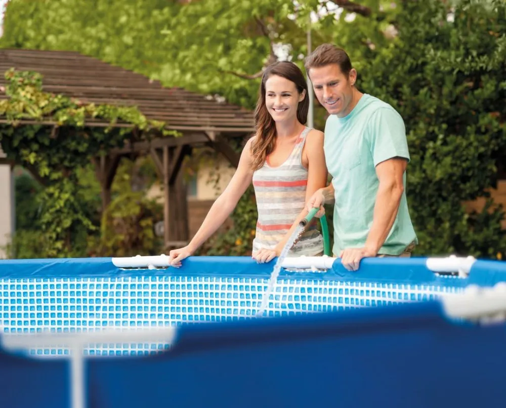 INTEX 28202 10FT X 30IN Metal Frame Pool Set Swimming Pool Outdoor Swimming Pool