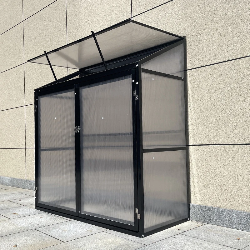 Сельскохозяйственная мини-теплица с алюминиевой рамой наборы уличных домов для садовых