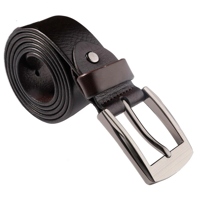 All-match Pin Buckle Casual Formal Fashion Adjustable Genuine Leather Belt