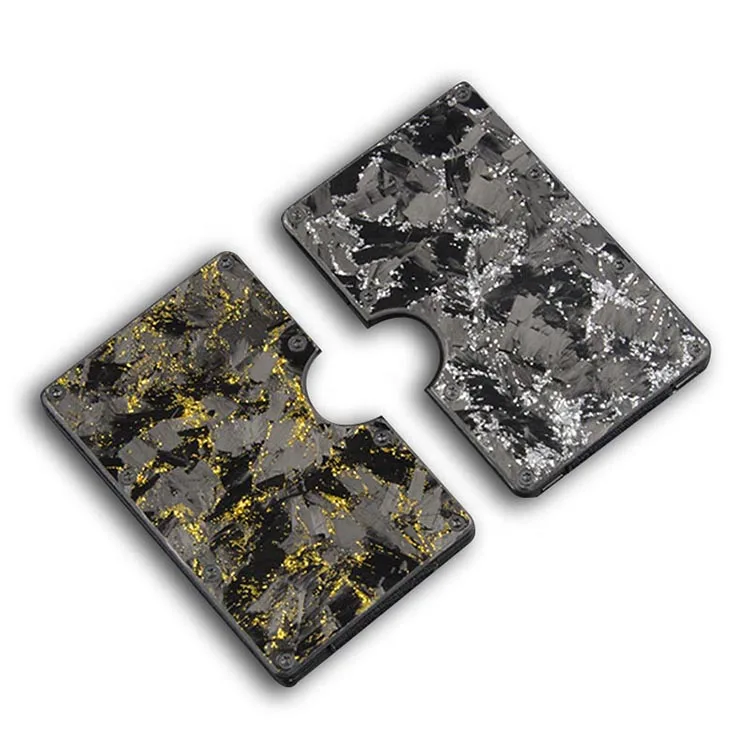 
Wholesale Exquisite Design Carbon Fiber Card Holder For Men ID Card Holder Slim Wallet Black 