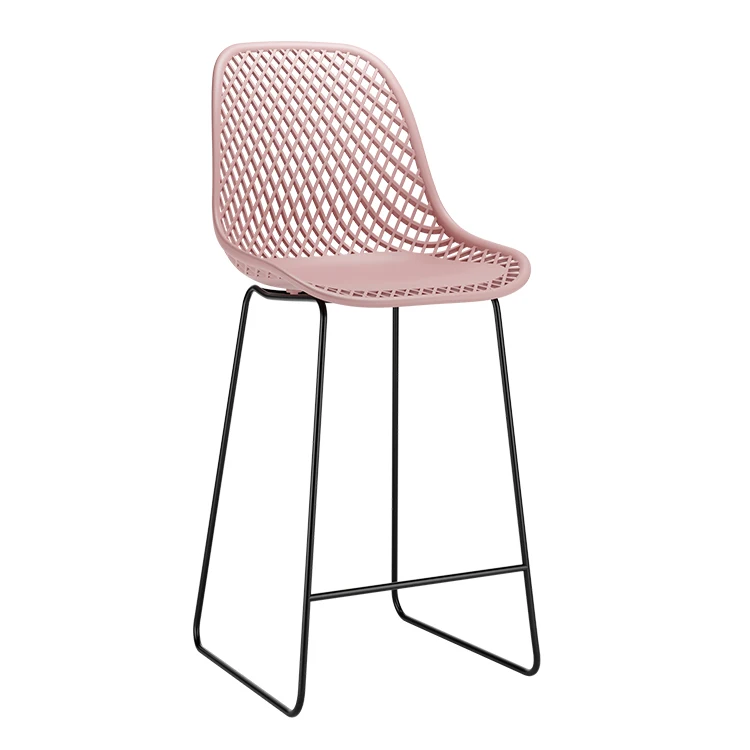 commercial nordic kitchen cheap pp stools cafe bar furniture chair wholesale high bar chairs for restaurant