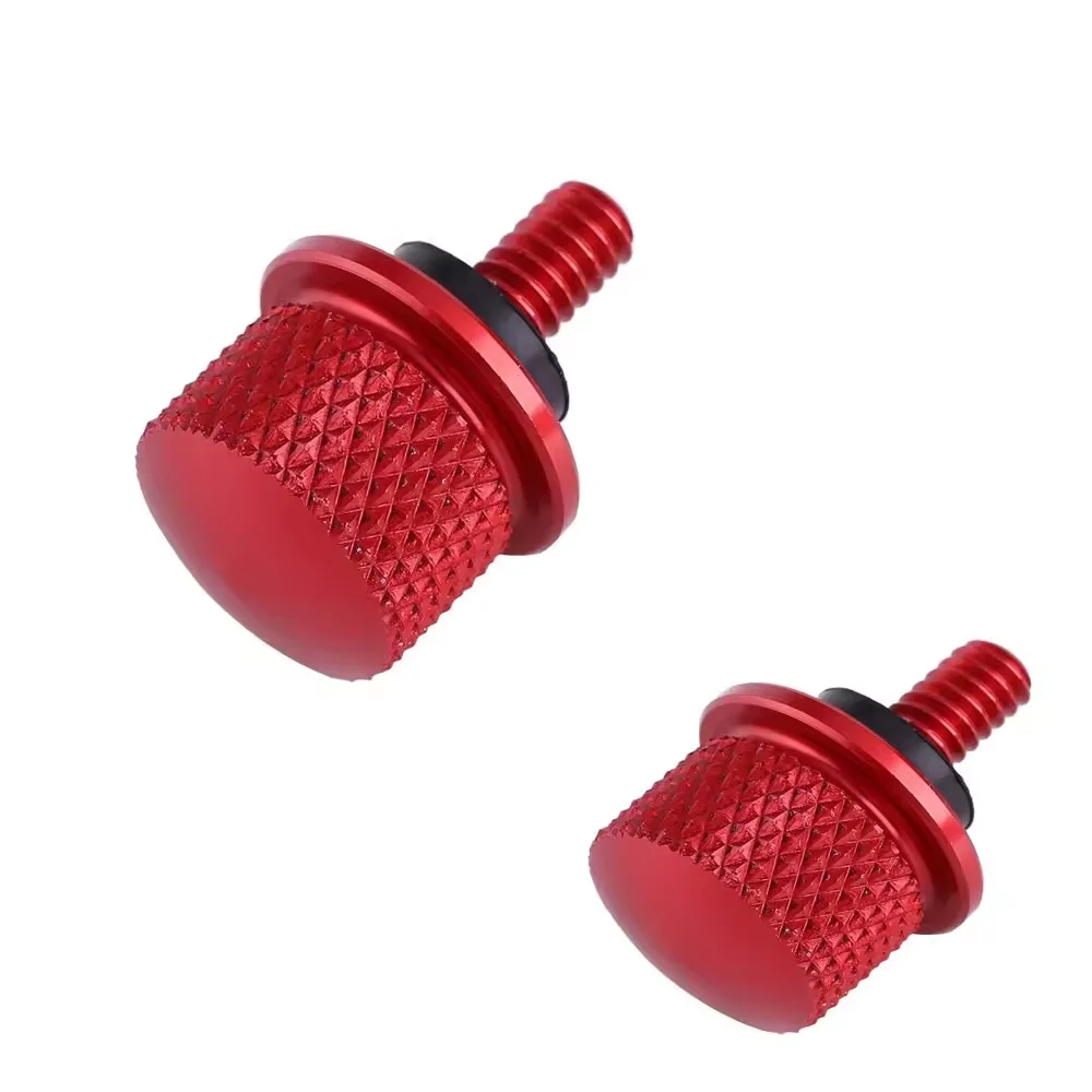 Custom CNC PC Thumb Screws Knurled Thumb Screws Rear Seat Bolt 1/4-20  motorcycle accessories quick removal seat cushion screws