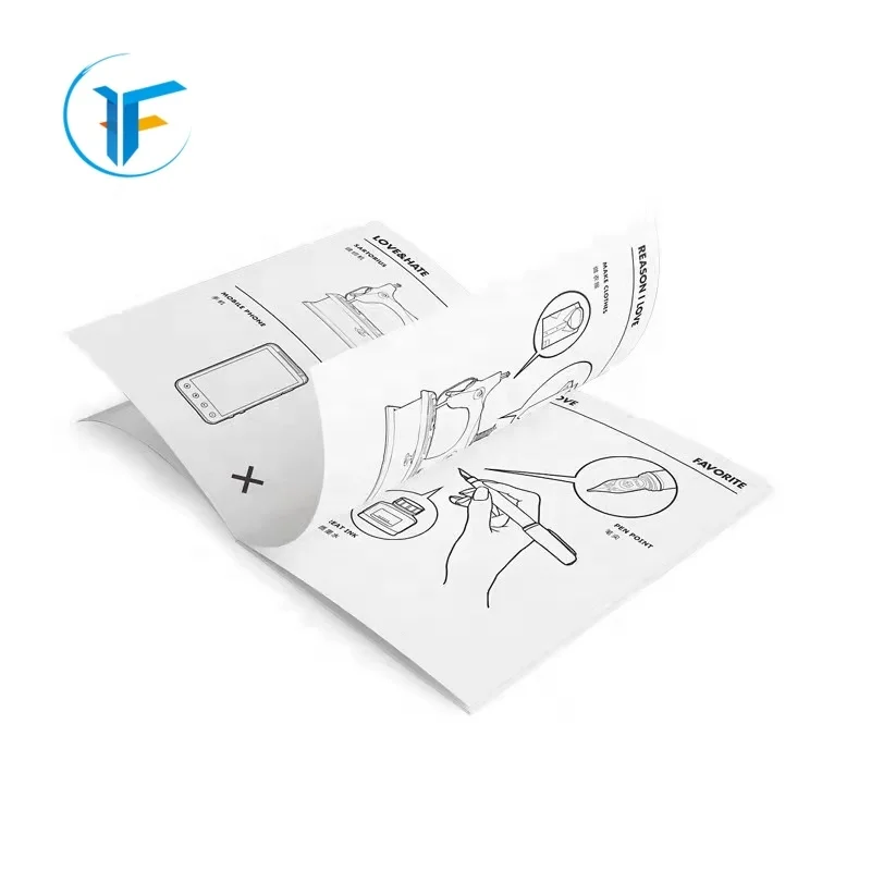 guangzhou customized soft cover book A4 A5  brochure leaflet printing