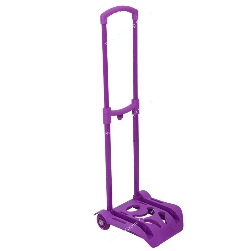 Metal Two Wheels Folding Hand Truck Dolly Luggage Trolley Cart with Telescopic Design