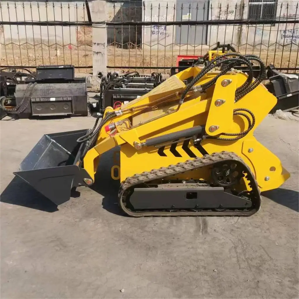 CE EPA approved China Rated Operating 380 KG mini steerskid skid steer loaders skidsteer mini track skid steer loader