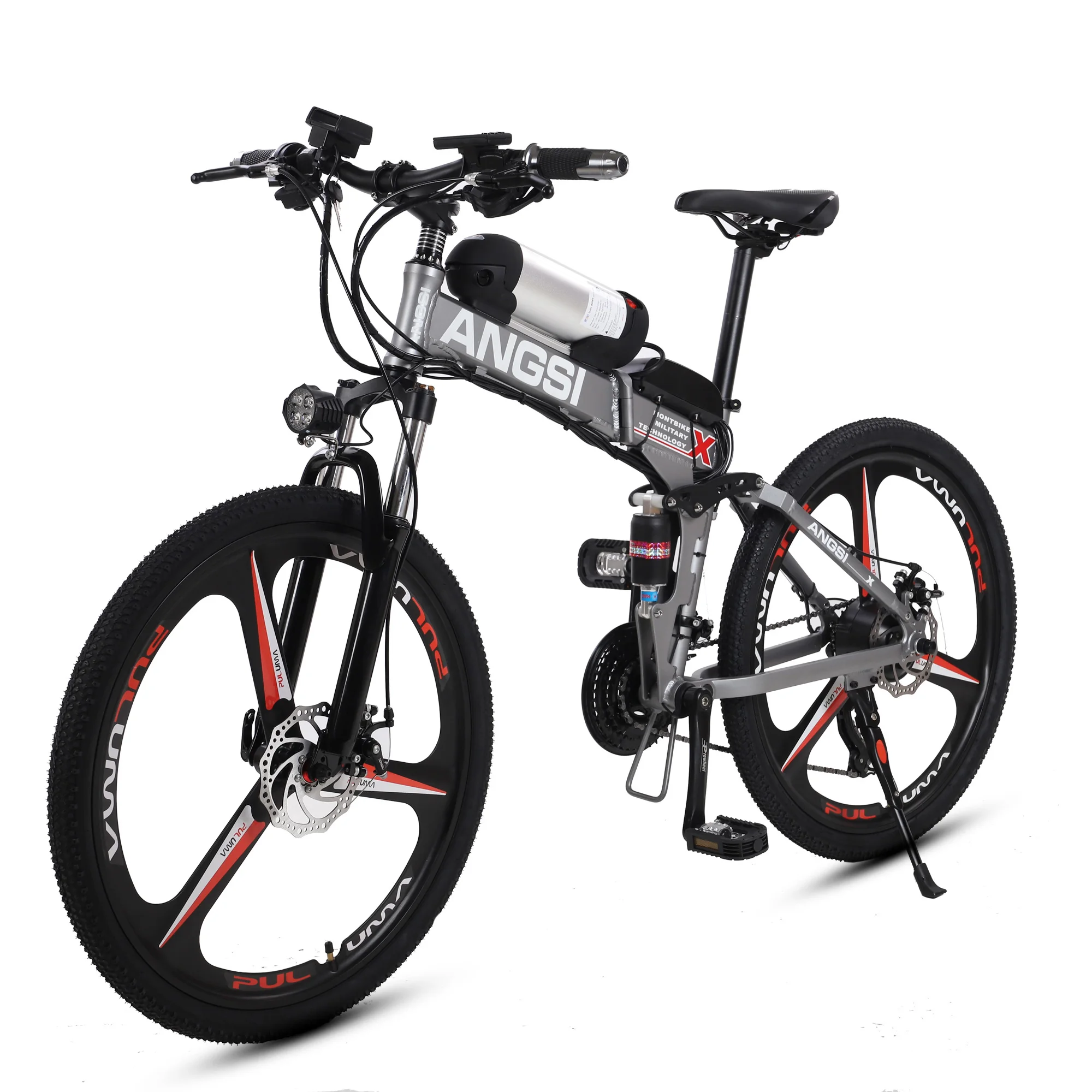 EU STOCK Free shipping HOT mtb e bicycle mountainbike 26 inch Folding electric bike light weight 48v rechargeable electric bikes