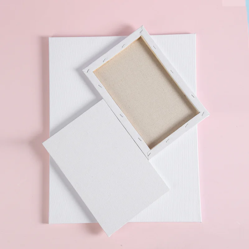 10 шт деревянная рамка велосипеда хлопковая белая натянутым холстом рамка для рисования картины DIY холст для живописи поставки