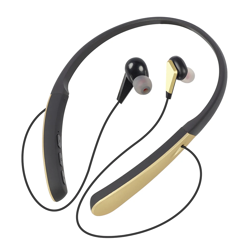 
Hot Selling Aerobics Neck Style Headphones Wireless earphone Neckband 1800 mAh neck Headphone 