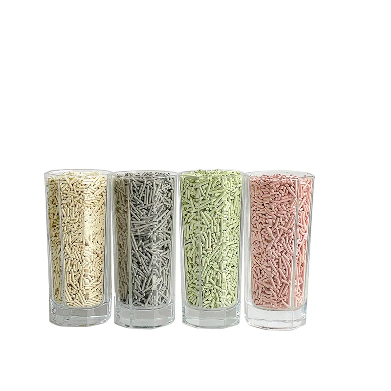 tofu cat litter manufactured BSCI Factory OEM  cat litter for pet