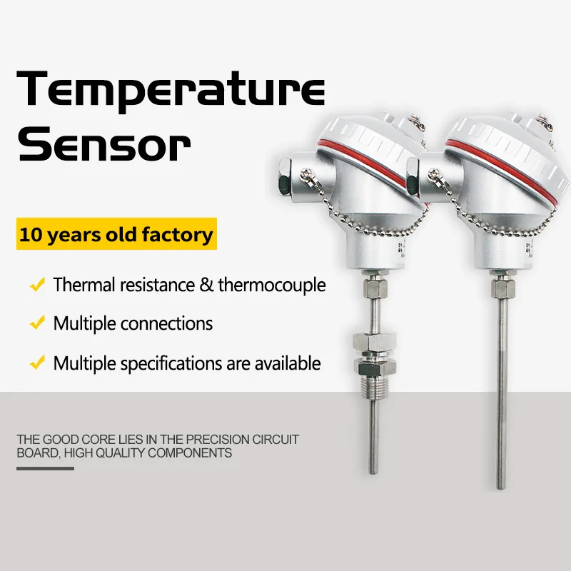 Industrial temperature transmitter for thermocouple power plant Temperature probe type k thermocouple sensor