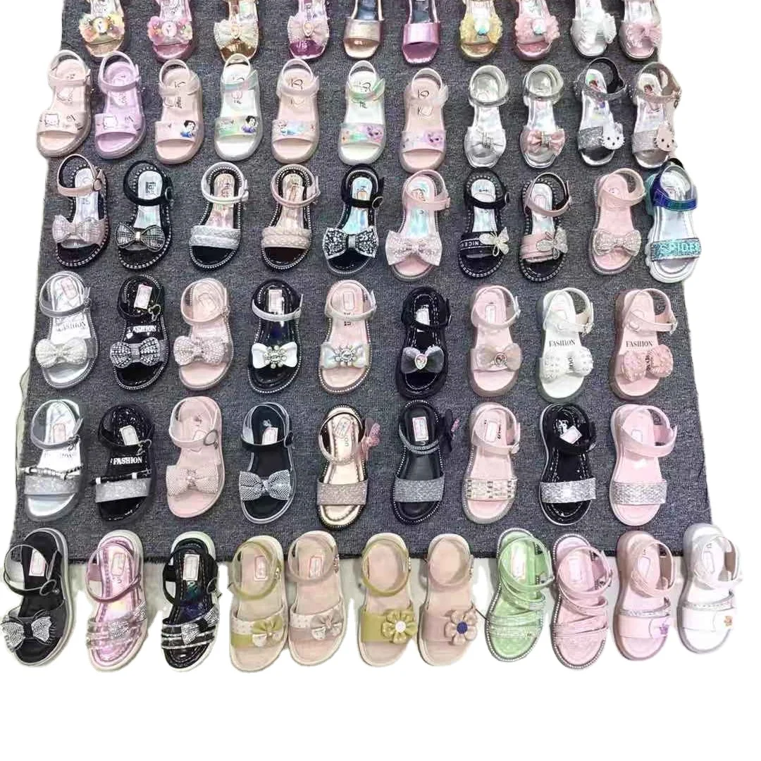stock kids sandals 1.4-5.5 usd delivery soon stock shoes zapatos de stock para ninos