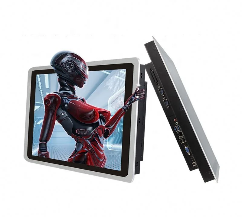 15 inch 1024*768 4:3 industrial capacitive touch screen all in one panel PC J1900 CPU 2G RAM 32G SSD Win10 OS 4th Gen 10mm Panel