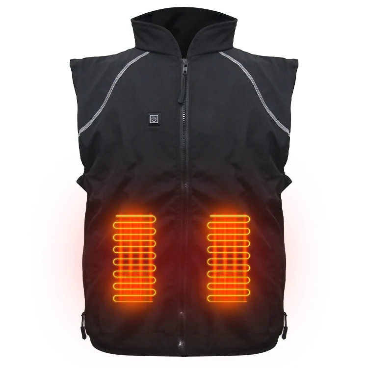 Autumn Winter Cotton Vest USB Infrared Electric Heated Outer Fishing Smart Heating