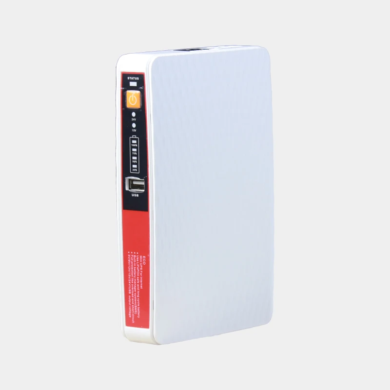 OEM 5V 9V 12V 15V 19V 24V Min Wifi Router UPS 220V 18W 7200mAh 8800mAh Lifepo4 POE Mini DC UPS For Wifi Router Wi-Fi Routers TV