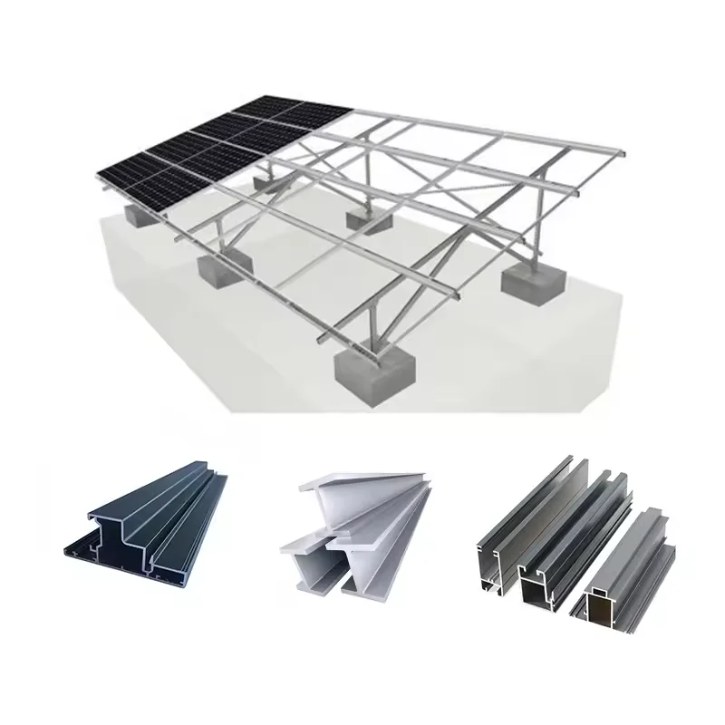 Solar Ballast Racking Flat Roof Solar System East To West Solar Panel Mounting Bracket Flat Roof