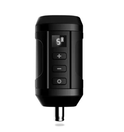 Wireless Tattoo Power Supply Mini Portable RCA Battery 1800mAh Lithium with LED Digital Display for Rotary Tattoo Pen