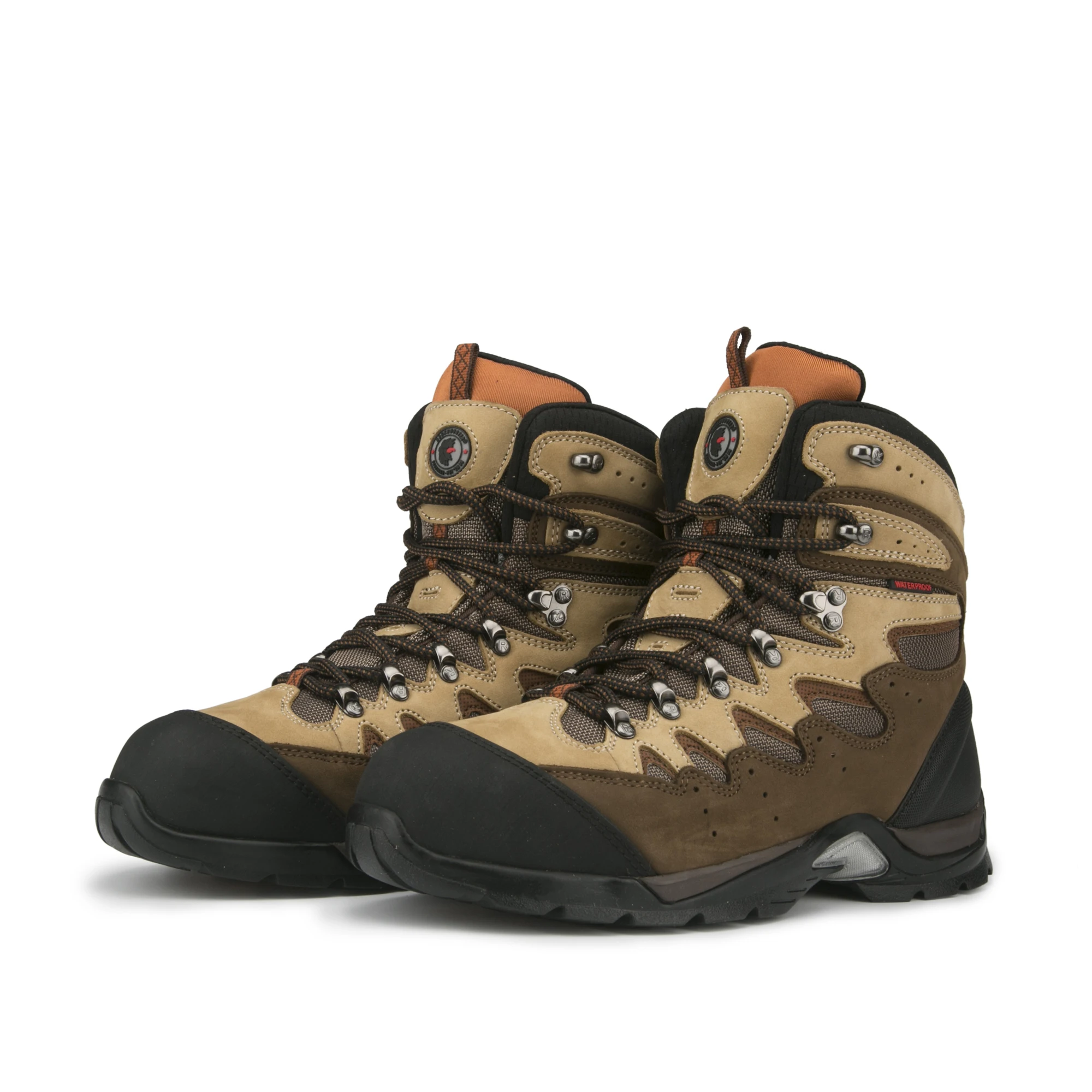 
Approved Safety Boots roofing work boots with lining material COOLMAX 