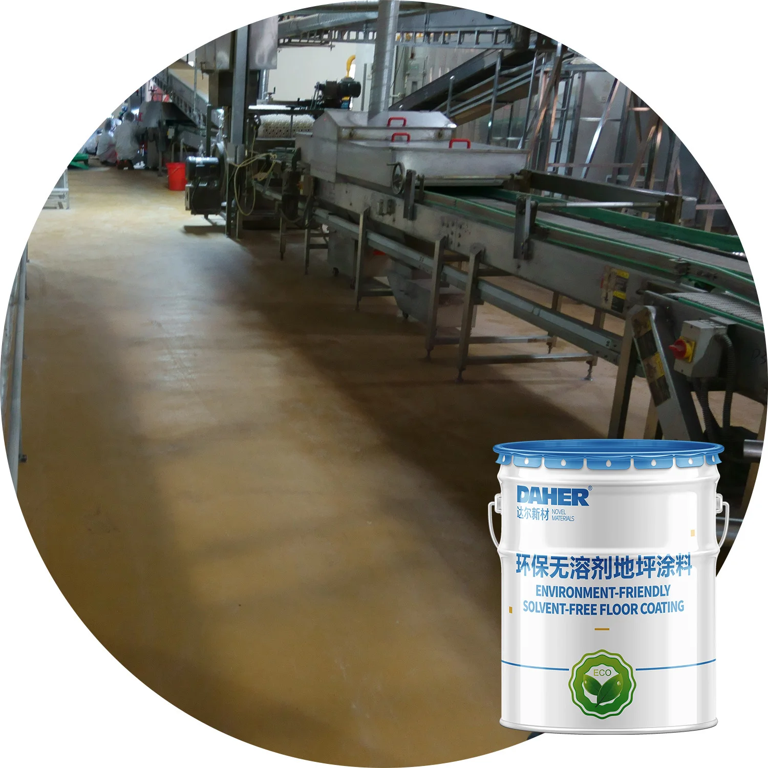 Weather Resistant Water Based Epoxy Resin Floor Coating Industrial Epoxy Floor Paint