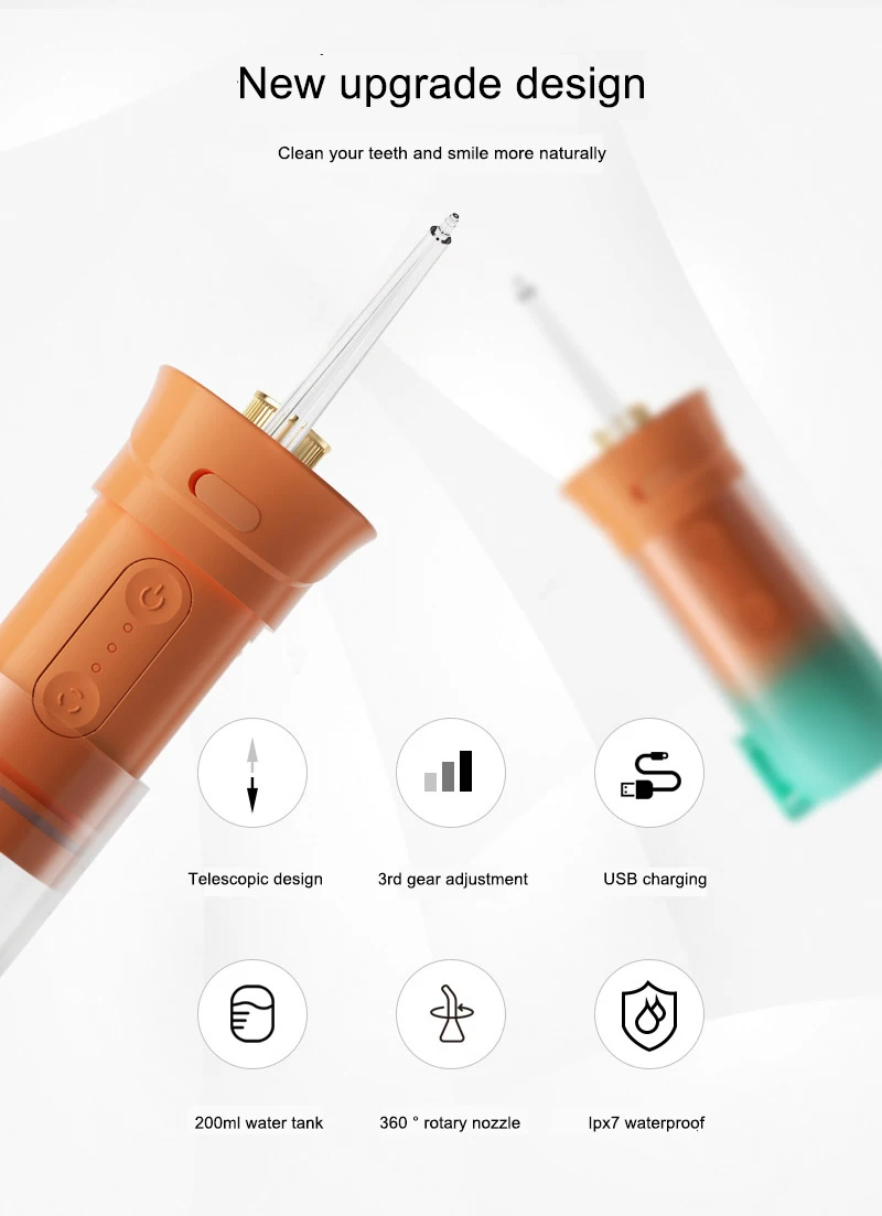 5 режимов ирригатор для полости рта Usb перезаряжаемые портативный