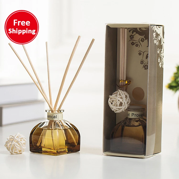 
2022 decorate gift box flower aroma reed diffuser set with sticks 