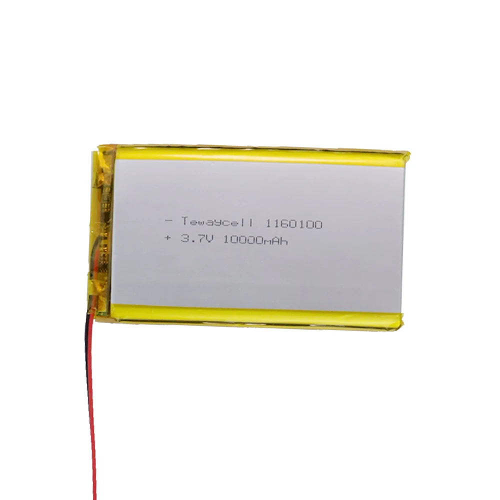 High Capacity 1160100 10000mah 3.7v 10ah Lipo Battery for Power Bank