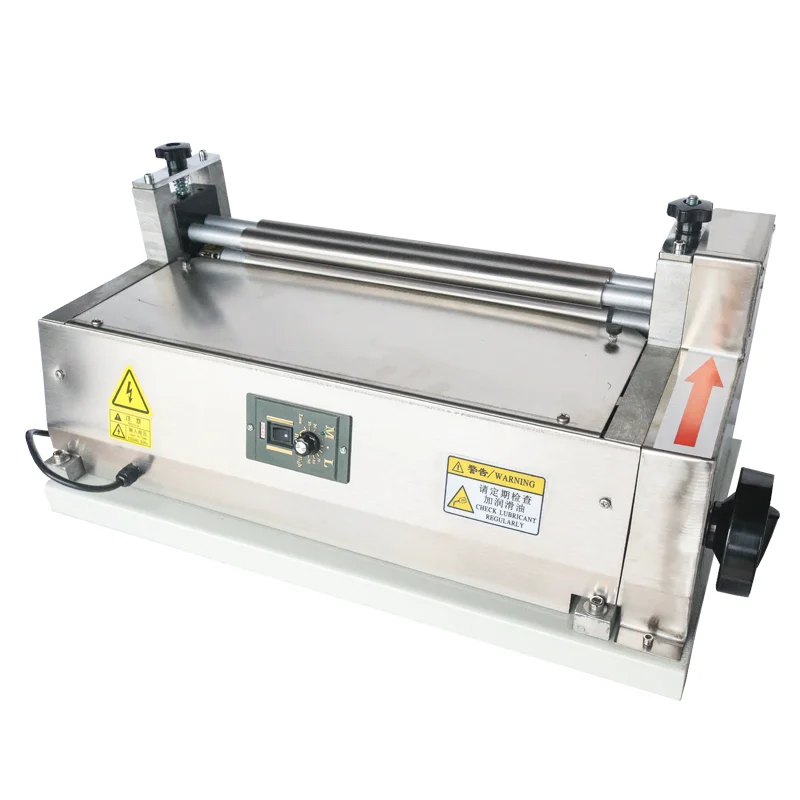 JS-600A 600mm Desktop Electric Manual Paper Pasting Box Cold Gluing Machine With Cheap Price