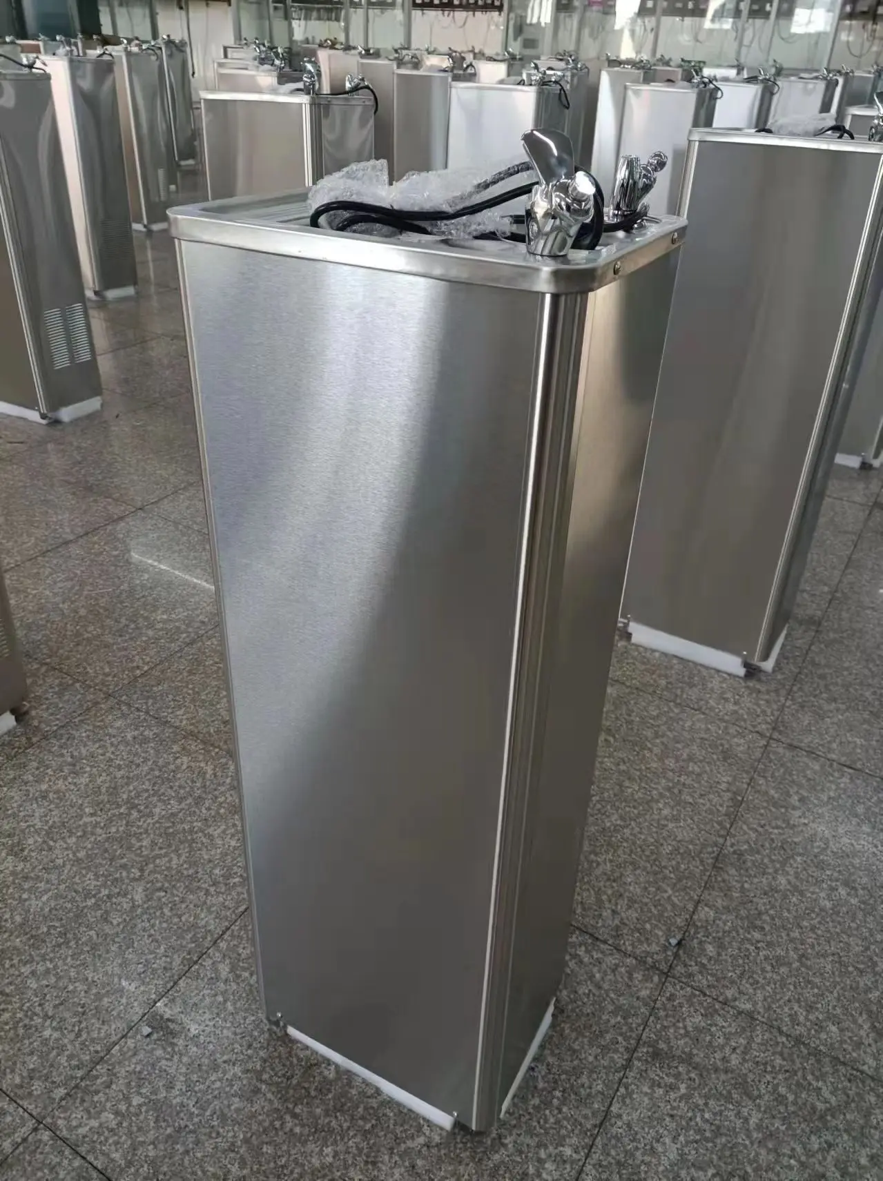 stainless steel  water dispenser hot cold drinking fountain