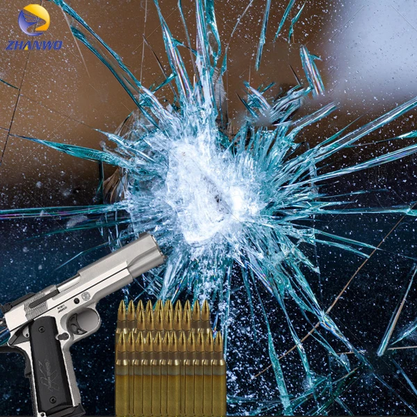 Triple Bullet Proof Glass Safety Laminated Glass For Windows