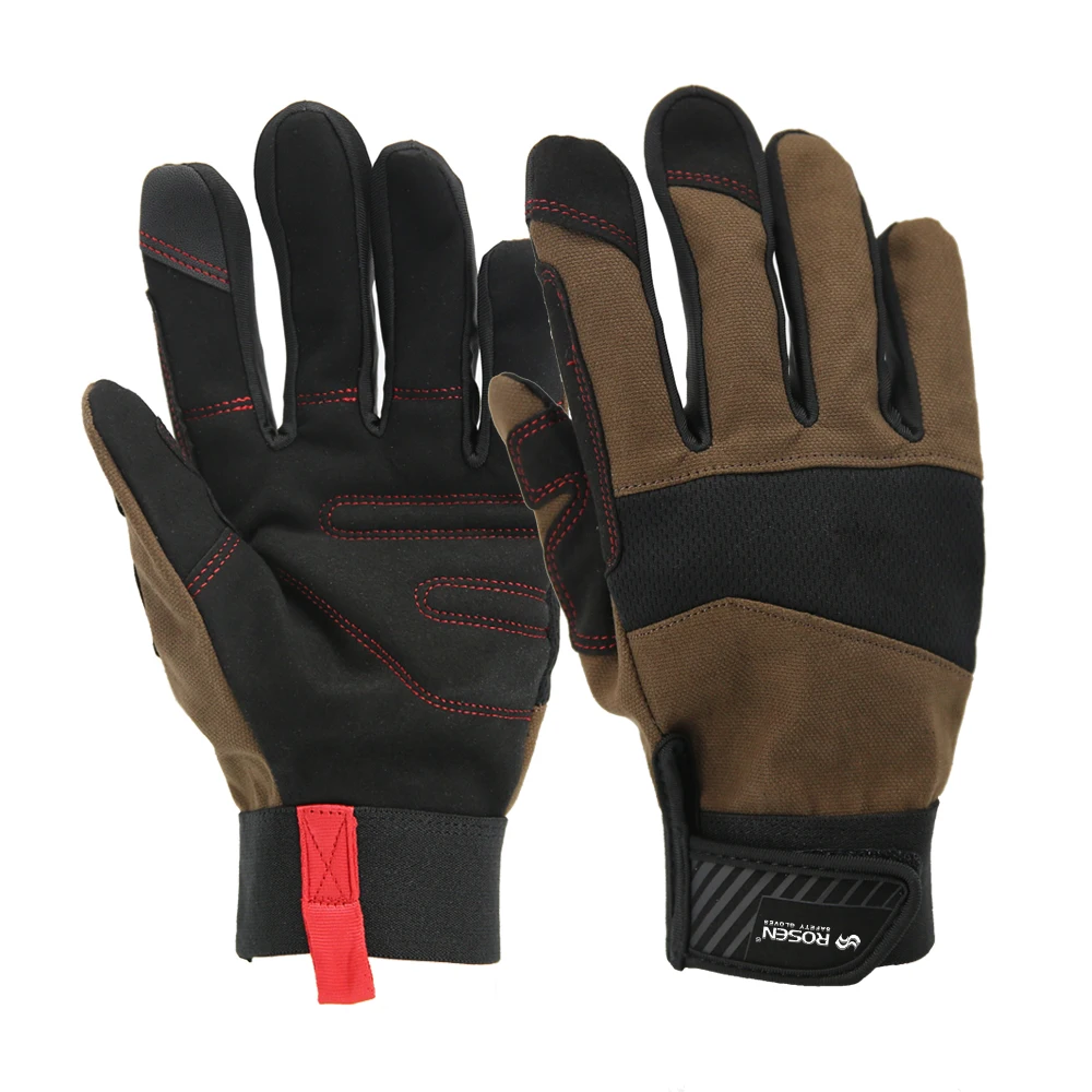 Custom forklift truck driver construction assembly handling mechanic work gloves