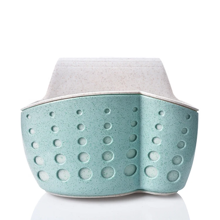 Plastic Kitchen Sink Sider Caddy Organizer Sponges Hanging Sponge Holder  Draining Basket Saddle