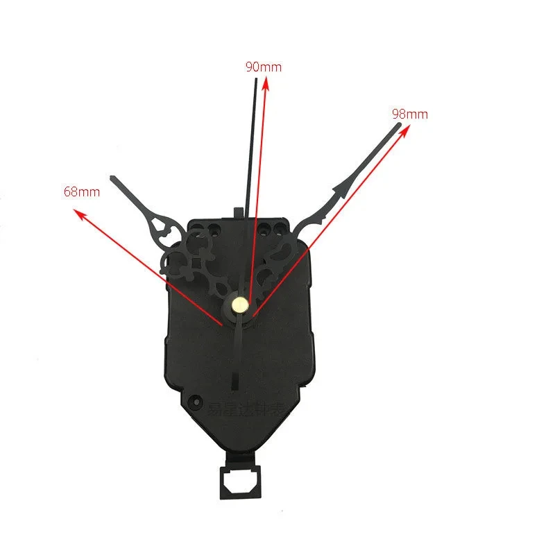 DIY Clock Parts Wall Quartz Silent Clock Mechanism Movement with Unique Minimalist Clock Pointer