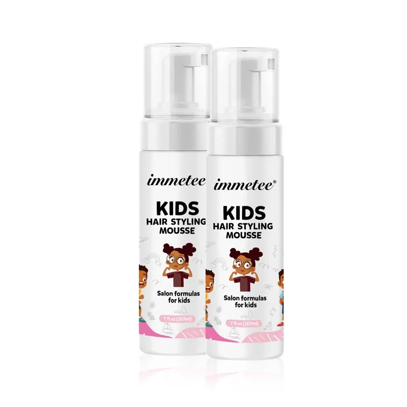 OEM Hair Mousse Customized Ingredient Organic Nourishing Oilive Oil Kids for Curly