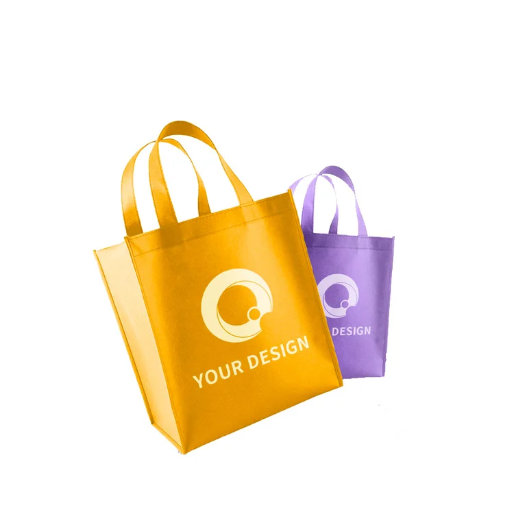 Bottom Gusseted Vest Polypropylene Lamination 80 Gsm Tote D Cut Non-woven Shopping Bag