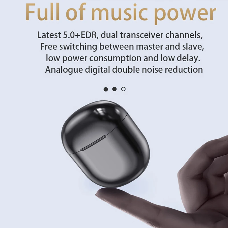 Translator TWS V03 wireless earphone translation earbuds headphones multilingual smart translation earbuds earphone
