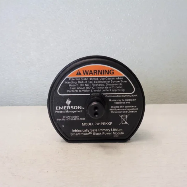 Emerson 701P SmartPower модуль батареи черный силовой 701PBKKF 00753-9220-0001 для передатчика давления росемонта 3051S