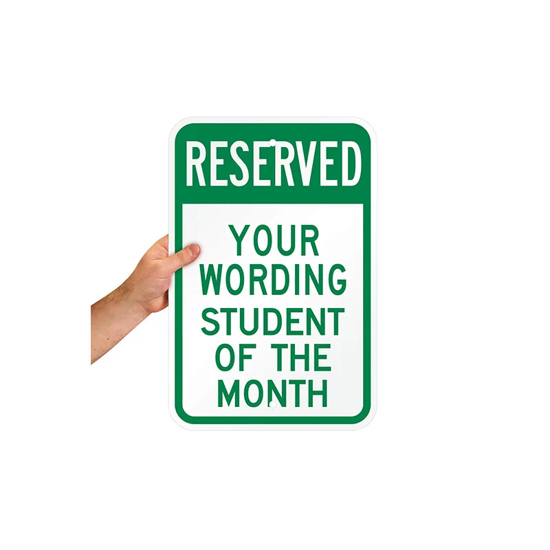 18x12 Inch Custom Reserved Parking for  Add Your Wording Here metal signs retro vintage aluminum signs acm sign board