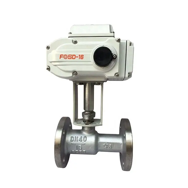 12V 24V Dc 24V Ac Ball Valve Electrical Dc 6V 1.0-1.6Mpa 3 Inch Electric Ball Valve With Electric Actuator