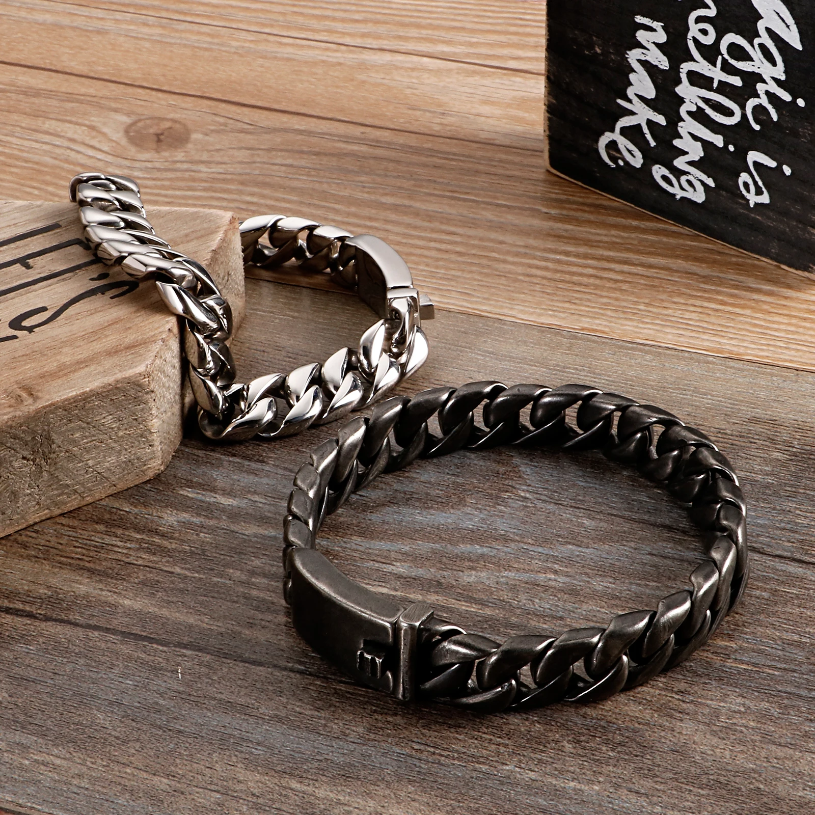 KALEN wholesale men bangle cuff 316l stainless steel bracelet for boys