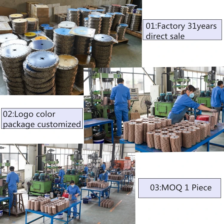 OEM High-end quality power multi tools  circle round disk 106mm Thin Turbo Dry Cutting Disc Saw Blade For Porcelain Tile